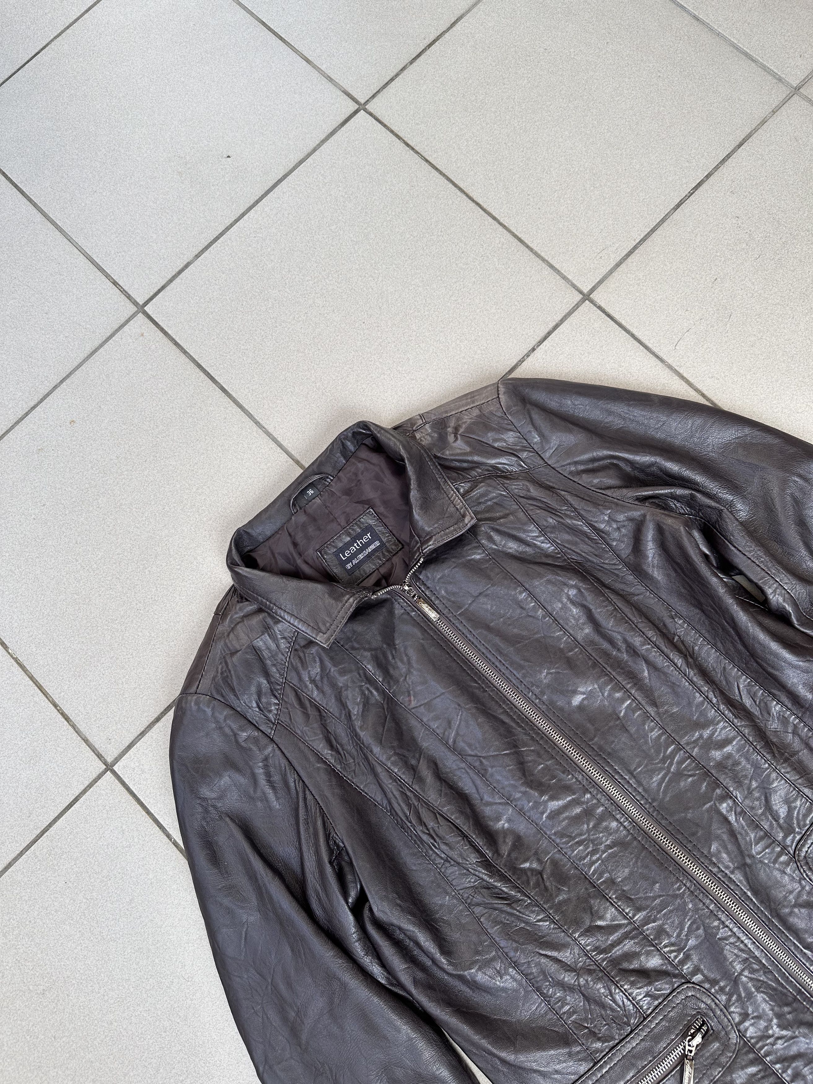 Leather Vintage women leather lamb jacket old money Size L / US 10 / IT 46 - 2 Thumbnail
