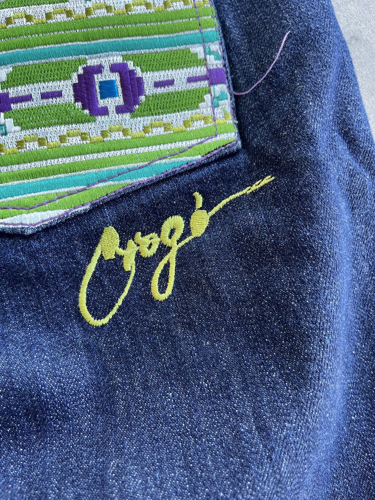 Coogi Vintage 1990s Coogi Embroidered Pocket Jeans (unisex) Size US 36 / EU 52 - 3 Thumbnail