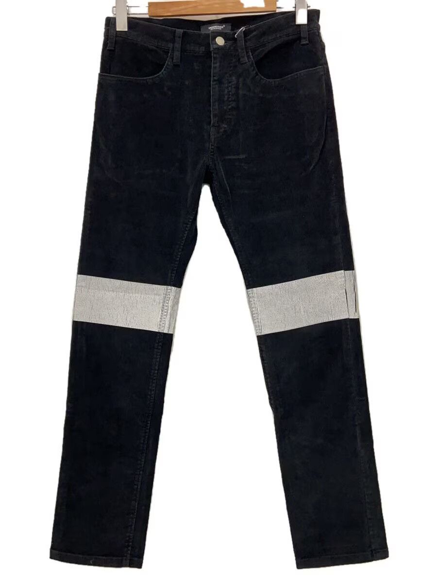 Undercover Undercover Line Paint Slim Corduroy Pants Black Size US 32 / EU 48 - 1 Thumbnail