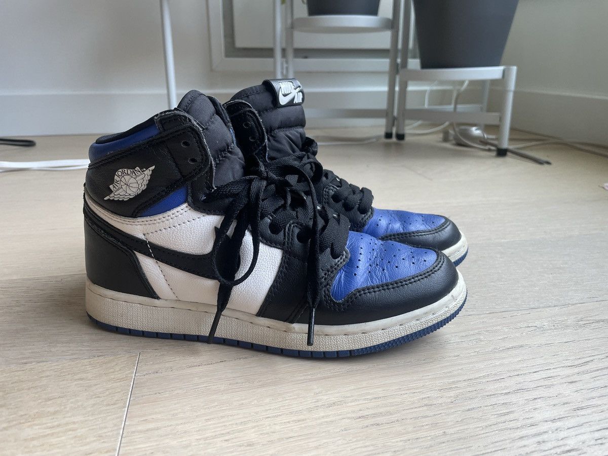 Jordan Brand Jordan 1 Retro High Royal Toe Size US 4.5 / IT 34.5 - 4 Thumbnail