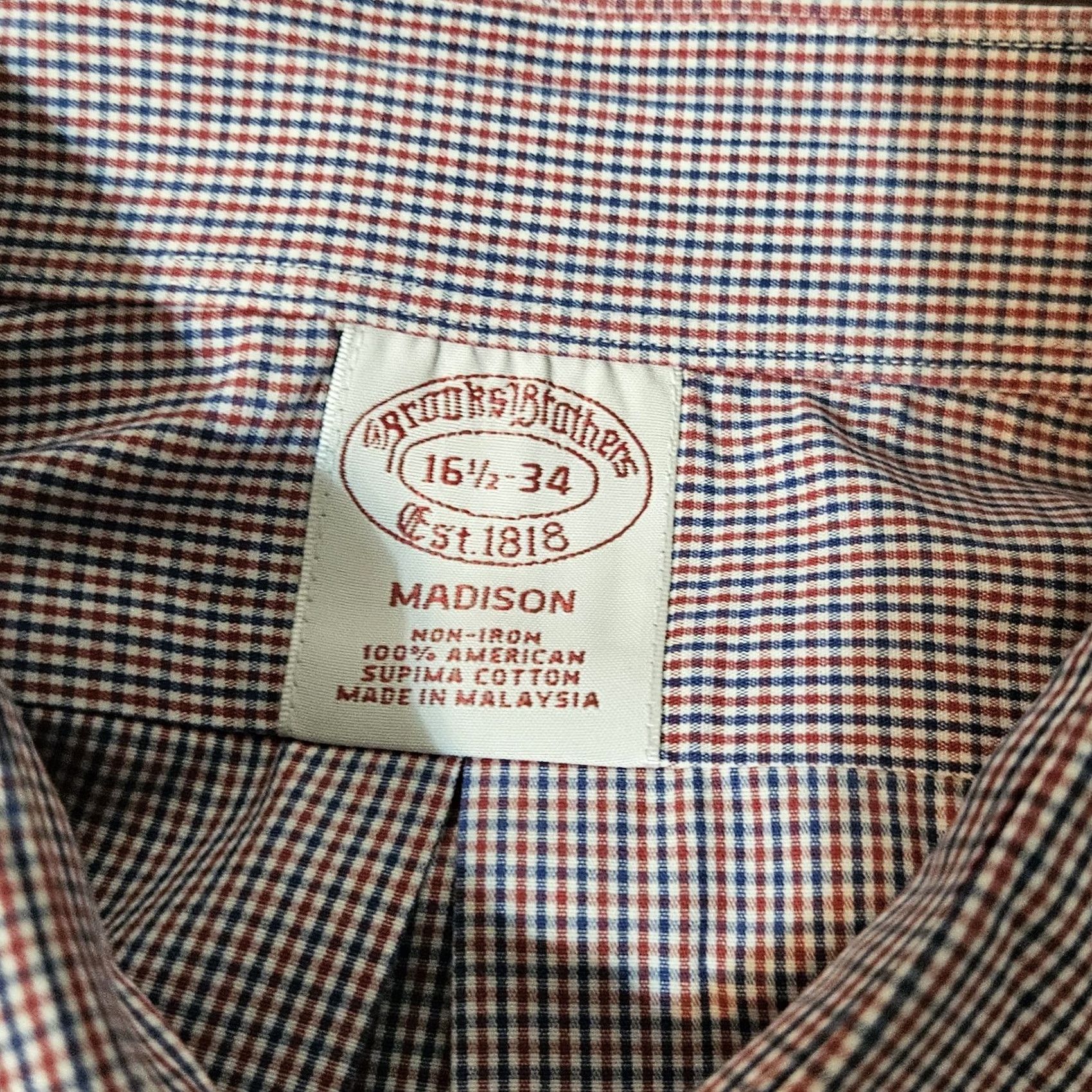 Brooks Brothers EUC Item Specifications: Size: 18x18 Size 46R - 3 Thumbnail