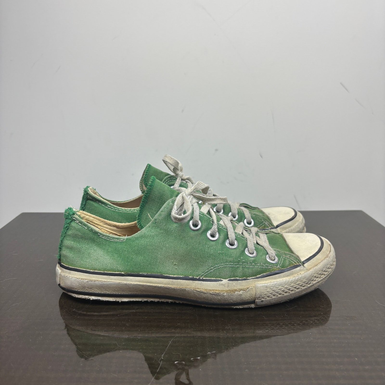 Converse Vintage 80s Converse Low Shoes Sneakers Green Men's Size 6 Size US 6 / EU 39 - 3 Thumbnail