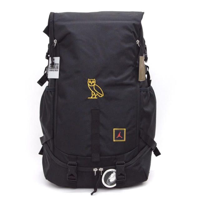 Jordan Brand Air Jordan OVO Top Loader Backpack Black / Gold | Grailed
