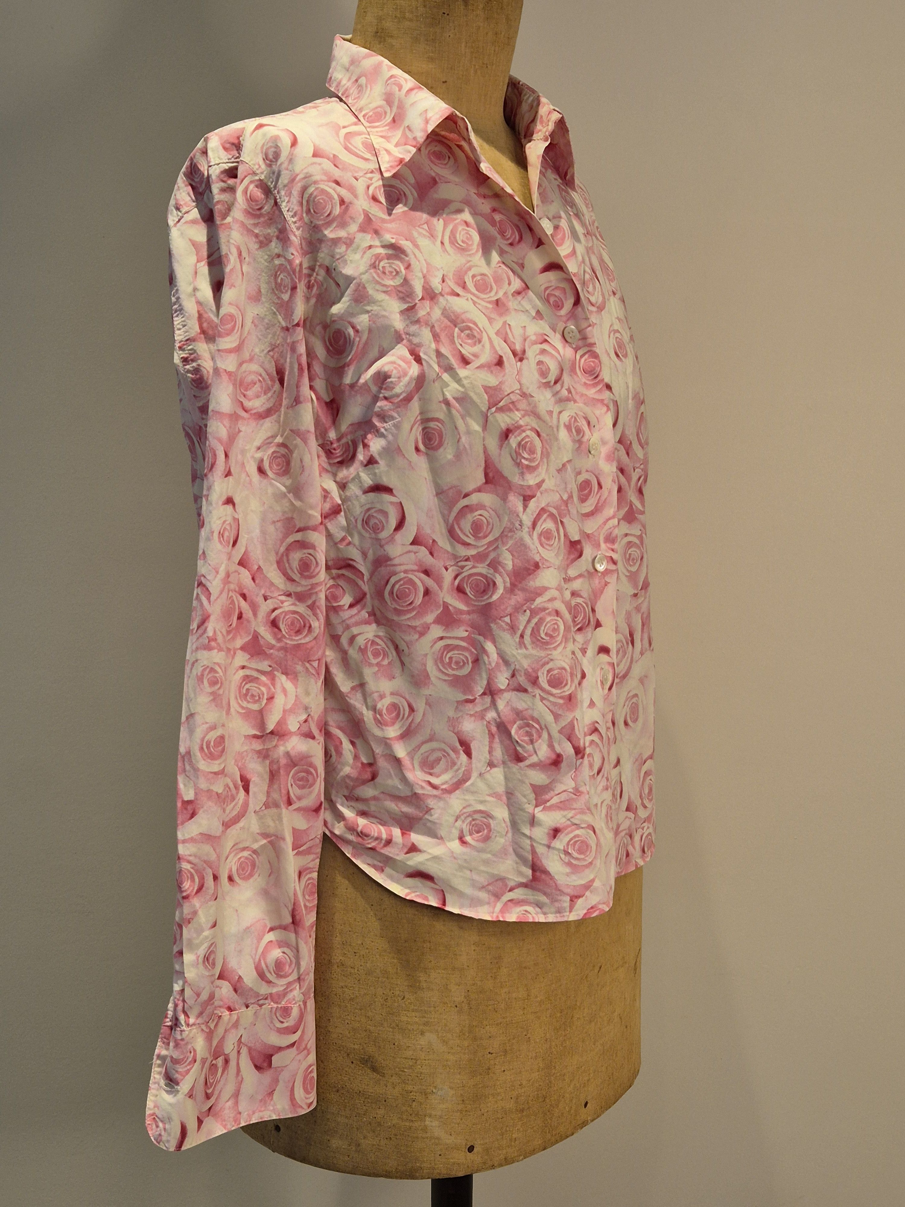 agnes b. AgnesB pink roses L/S shirt Size S / US 4 / IT 40 - 3 Thumbnail