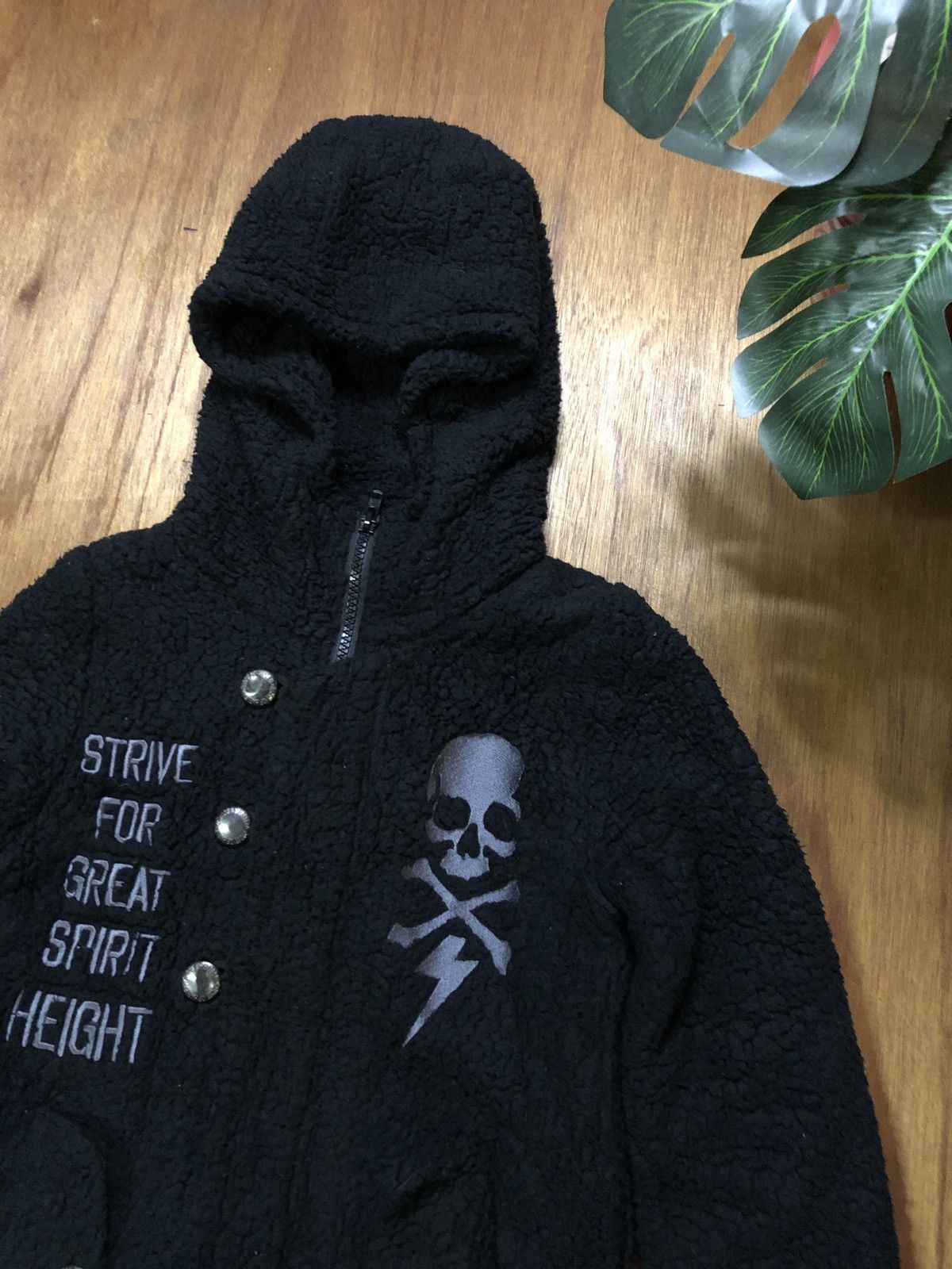 Japanese Brand × Seditionaries Ghost Of Harlem Fur Zipper Hoodie Jacket Size US XS / EU 42 / 0 - 3 Thumbnail