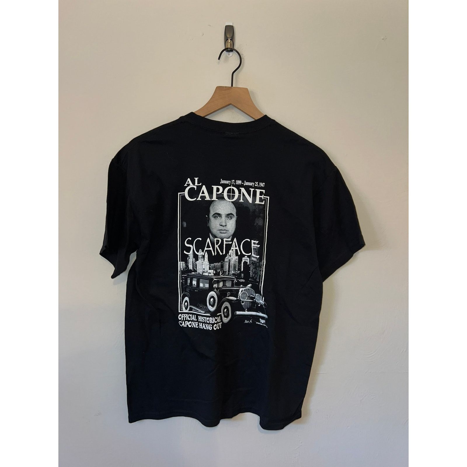 Gildan Vintage Al Capone Shirt Scarface Public Enemy #1 Graphic Tee Size US M / EU 48-50 / 2 - 5 Thumbnail