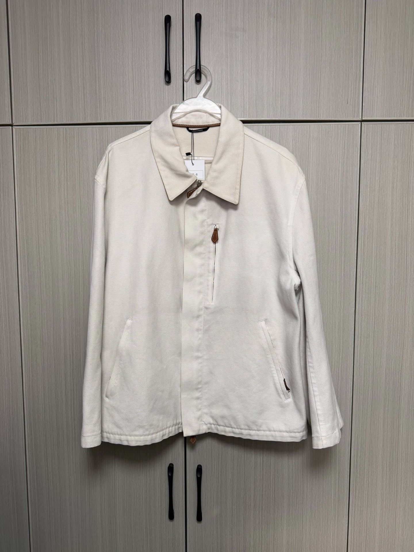 Hermes Hermes White Jacket it_52 Women Size XXL / US 16-18 / IT 52-54 - 1 Thumbnail