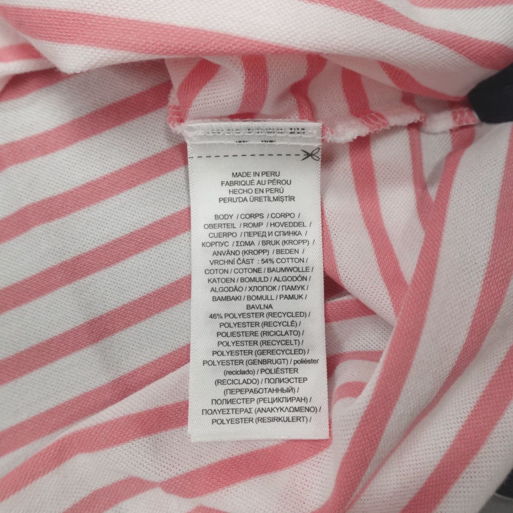 Ralph Lauren Ralph Lauren RLX Performance Golf Polo Shirt L Striped Wicking Lightweight Pink/White Men's Polo Shirt Shirt Mens Polo Shirt Size US L / EU 52-54 / 3 - 4 Thumbnail