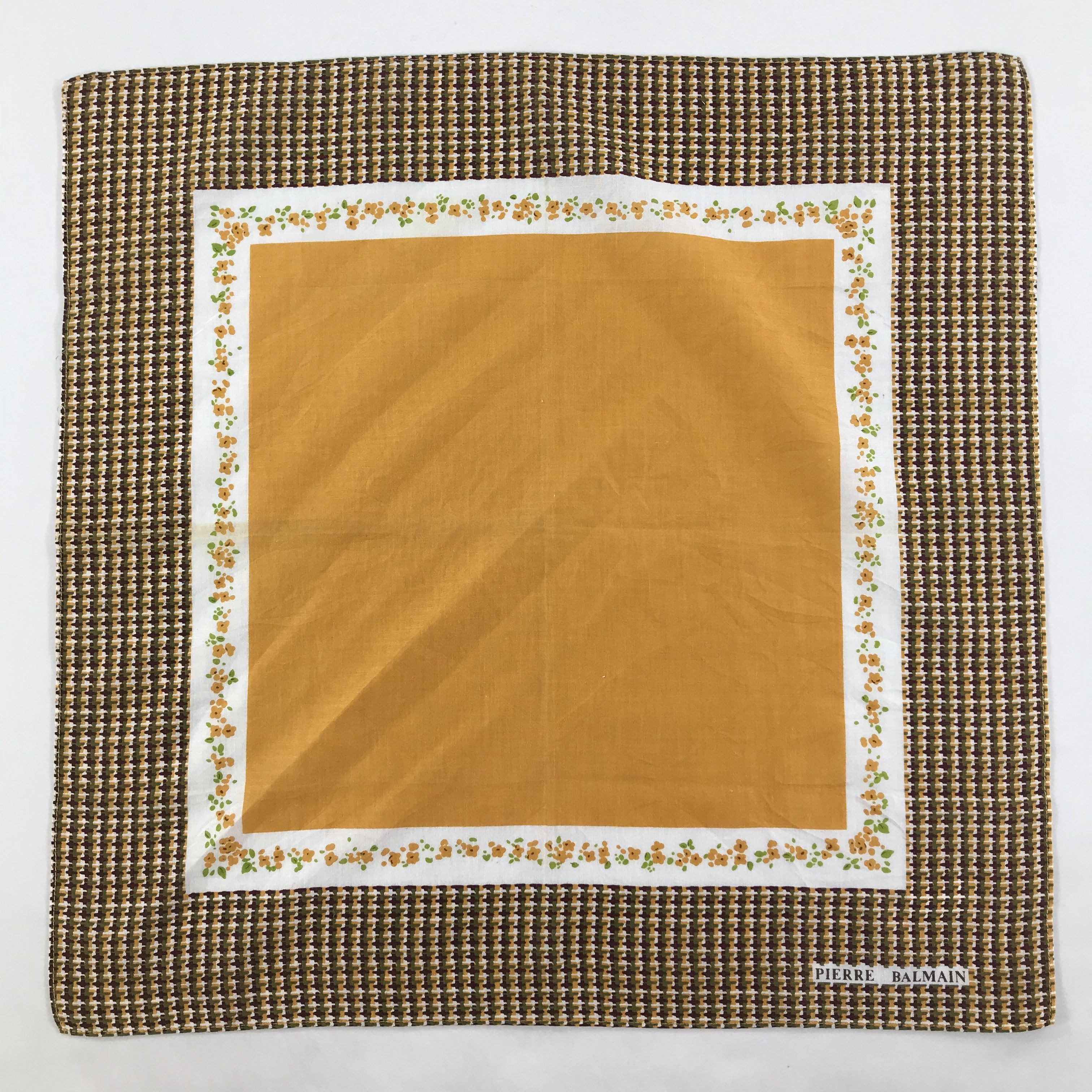 Pierre Balmain × Vintage Pierre Balmain Bandana / Handkerchief / Neckerchief - S1637 Size ONE SIZE - 1 Thumbnail