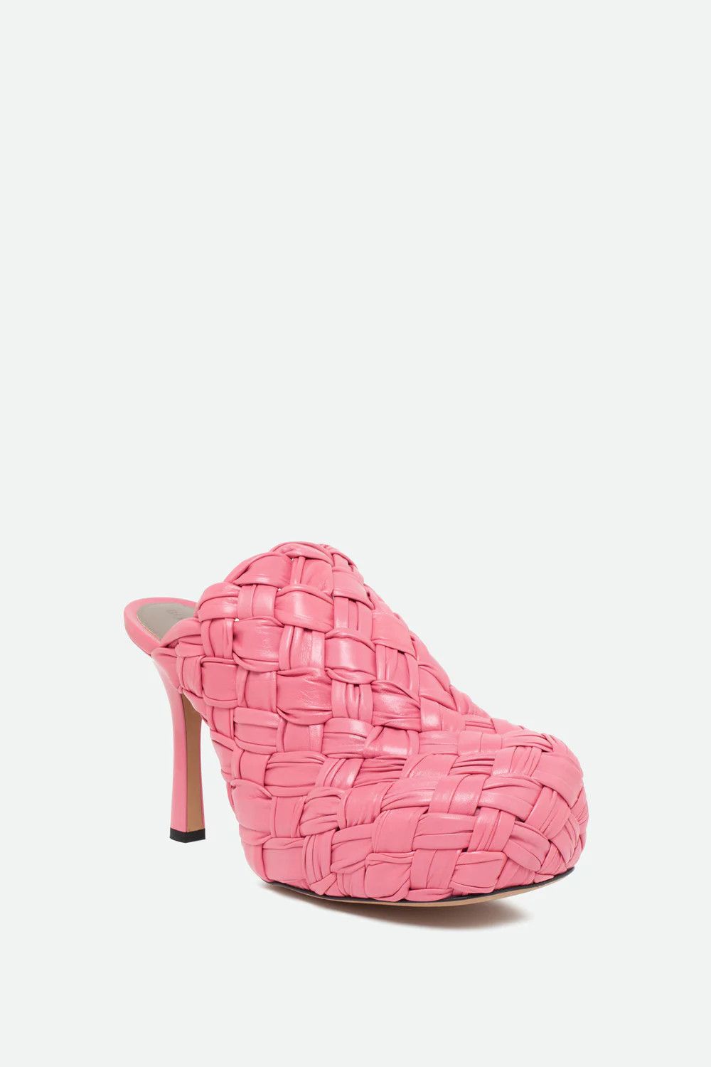 Bottega Veneta o1y0725 Spool Heel Mules in Pink Size US 6 / IT 36 - 2 Thumbnail