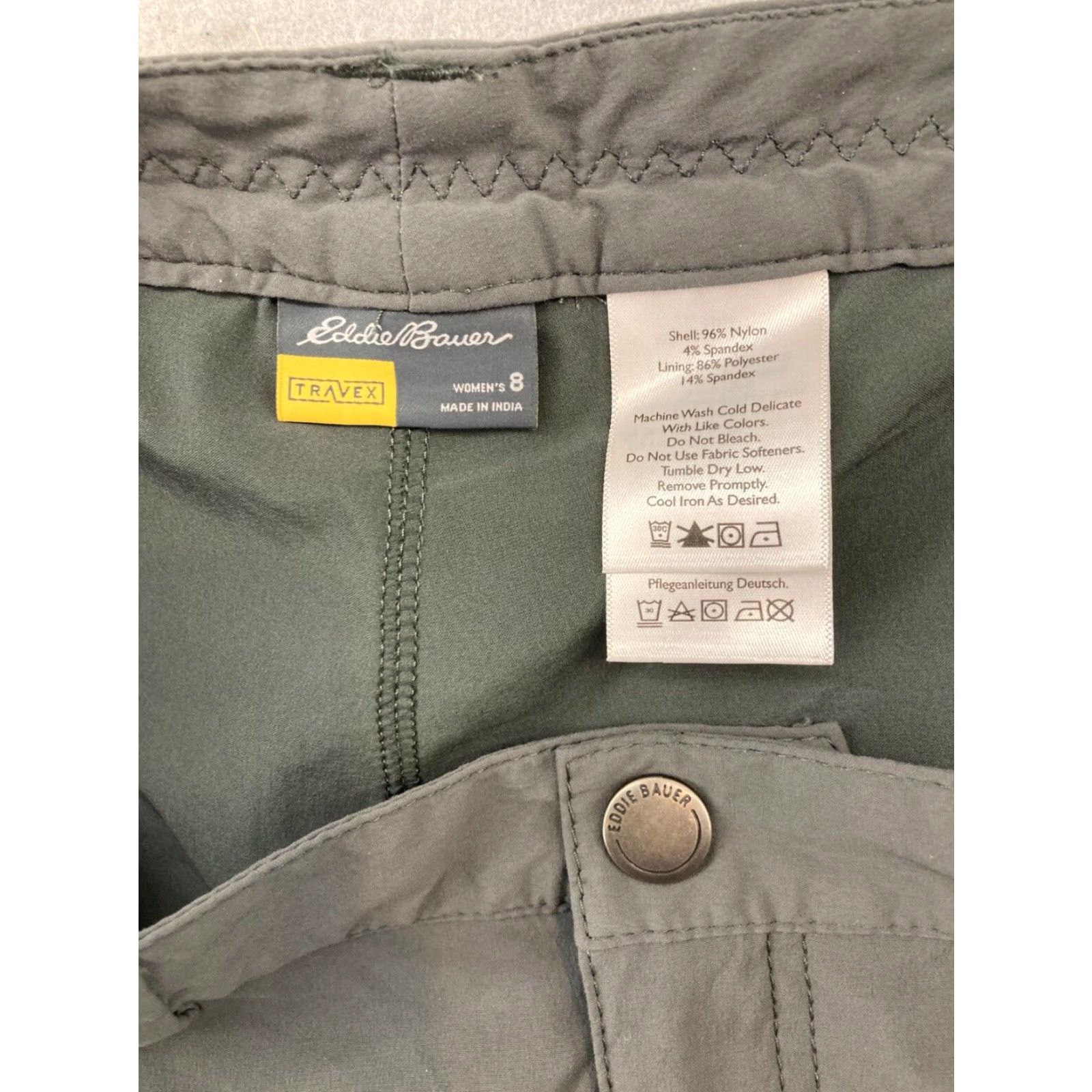 Eddie Bauer Eddie Bauer Green Short A-Line Skirt 8 Women's Outdoor Performance Size 30" / US 8 / IT 44 - 6 Thumbnail