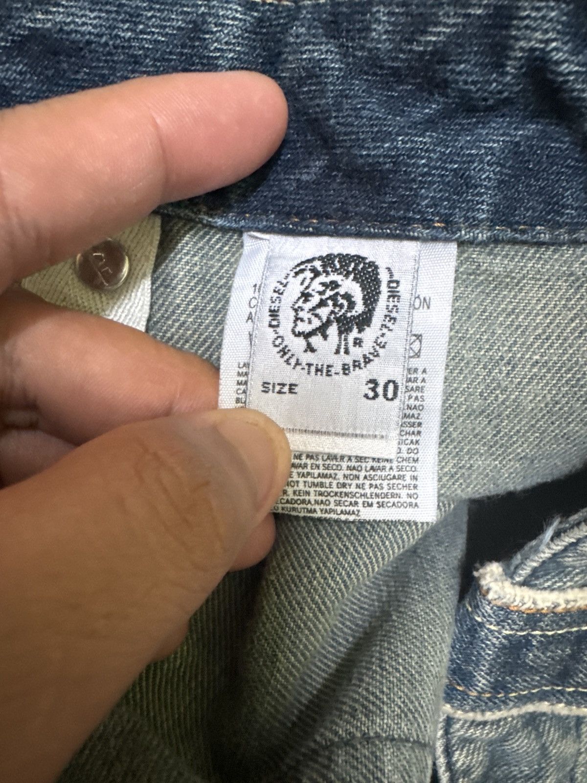 Hysteric Glamour Vintage Diesel Denim Jeans with Utility Pocket Size US 32 / EU 48 - 18 Thumbnail