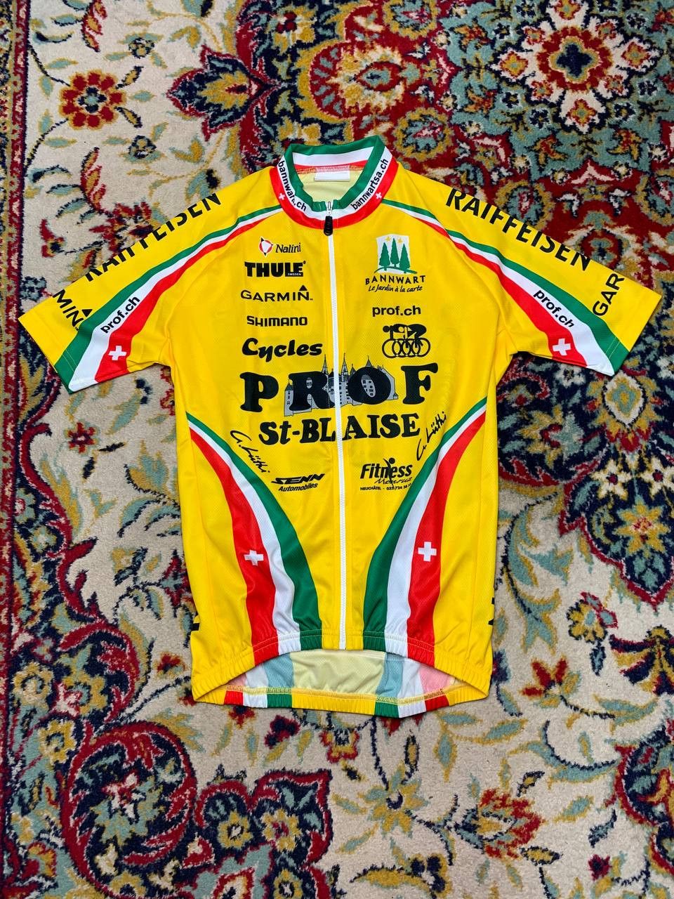 Bicycle NALINI ITALY ITALIA CYCLISMO CYCLING BICYCLE SHIRT JERSEY Size US XXS / EU 40 - 1 Thumbnail