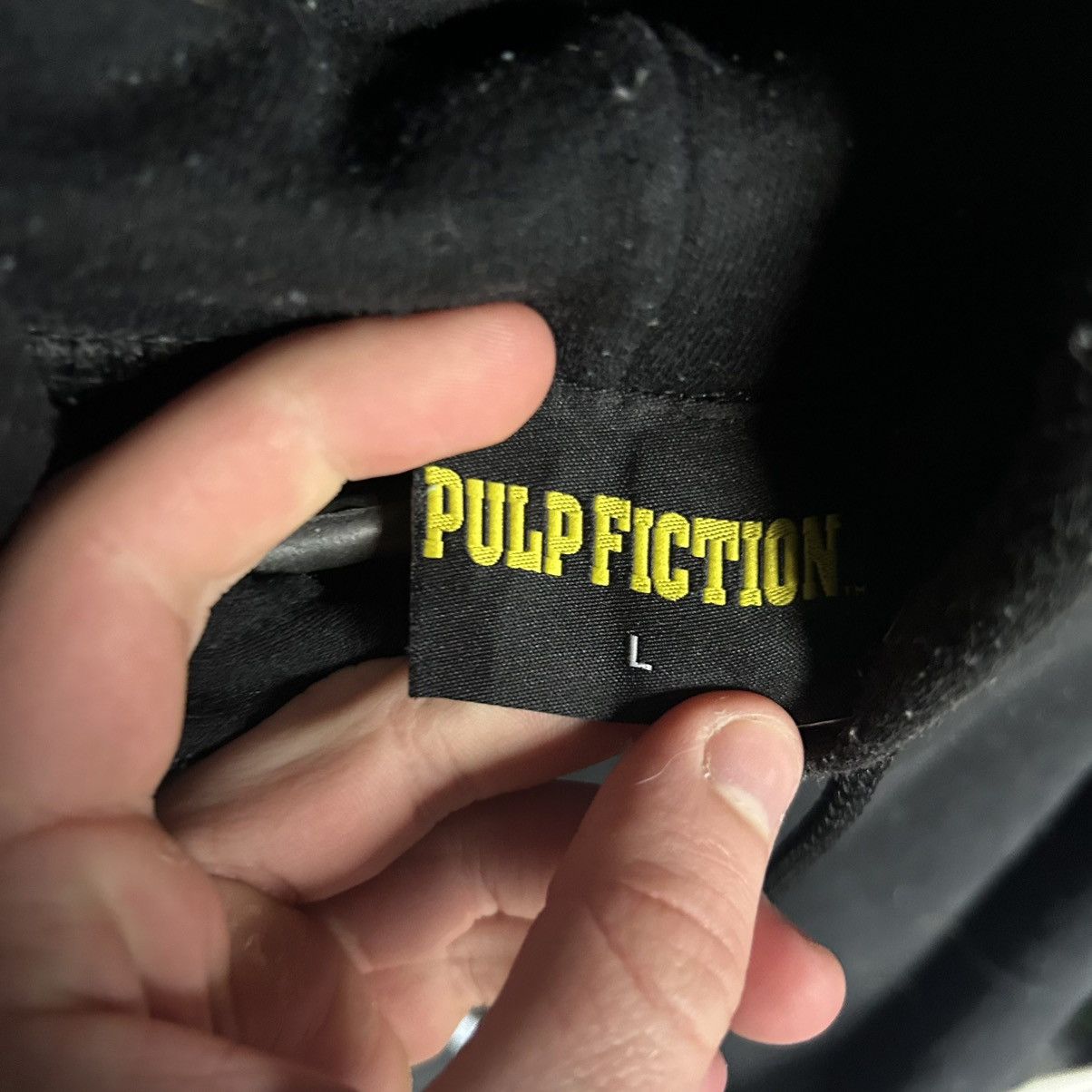 Cartoon Network Vintage Pulp Fiction Big Graphic Logo Movie hoodie size L Size US L / EU 52-54 / 3 - 6 Thumbnail