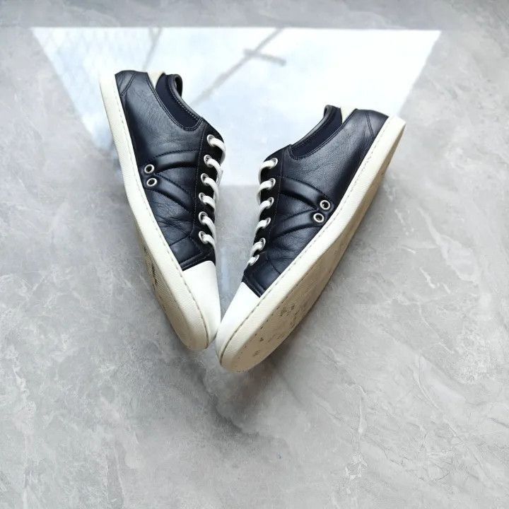 Louis Vuitton Louis Vuitton Black Sneakers with White Tip -2508 Size US 9 / EU 42 - 7 Thumbnail