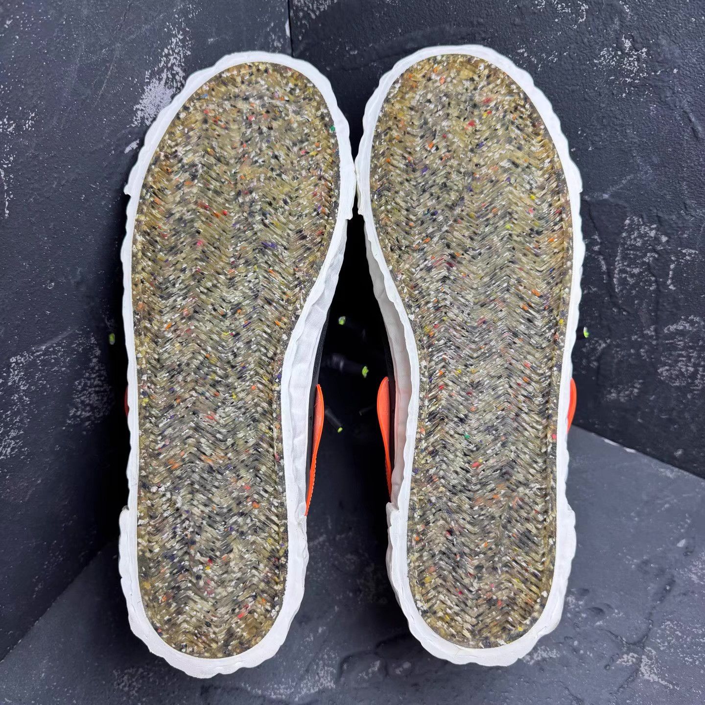 Nike READYMADE × Nike Blazer Black & Orange Q10 Size US 10.5 / EU 43-44 - 4 Thumbnail