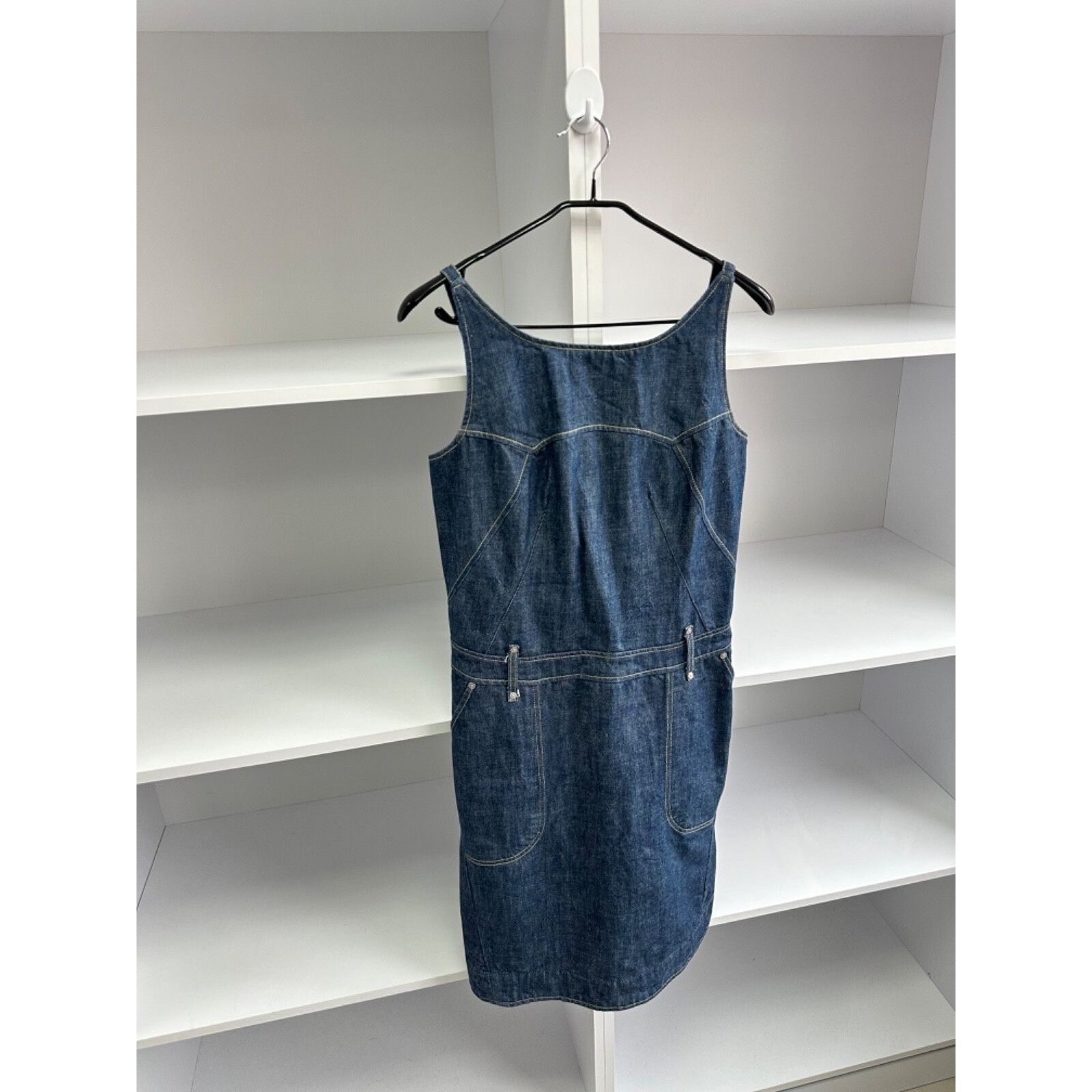 Levi's VTG Levi’s Woman Engineered Denim Dress Sz M Size M / US 6-8 / IT 42-44 - 2 Thumbnail