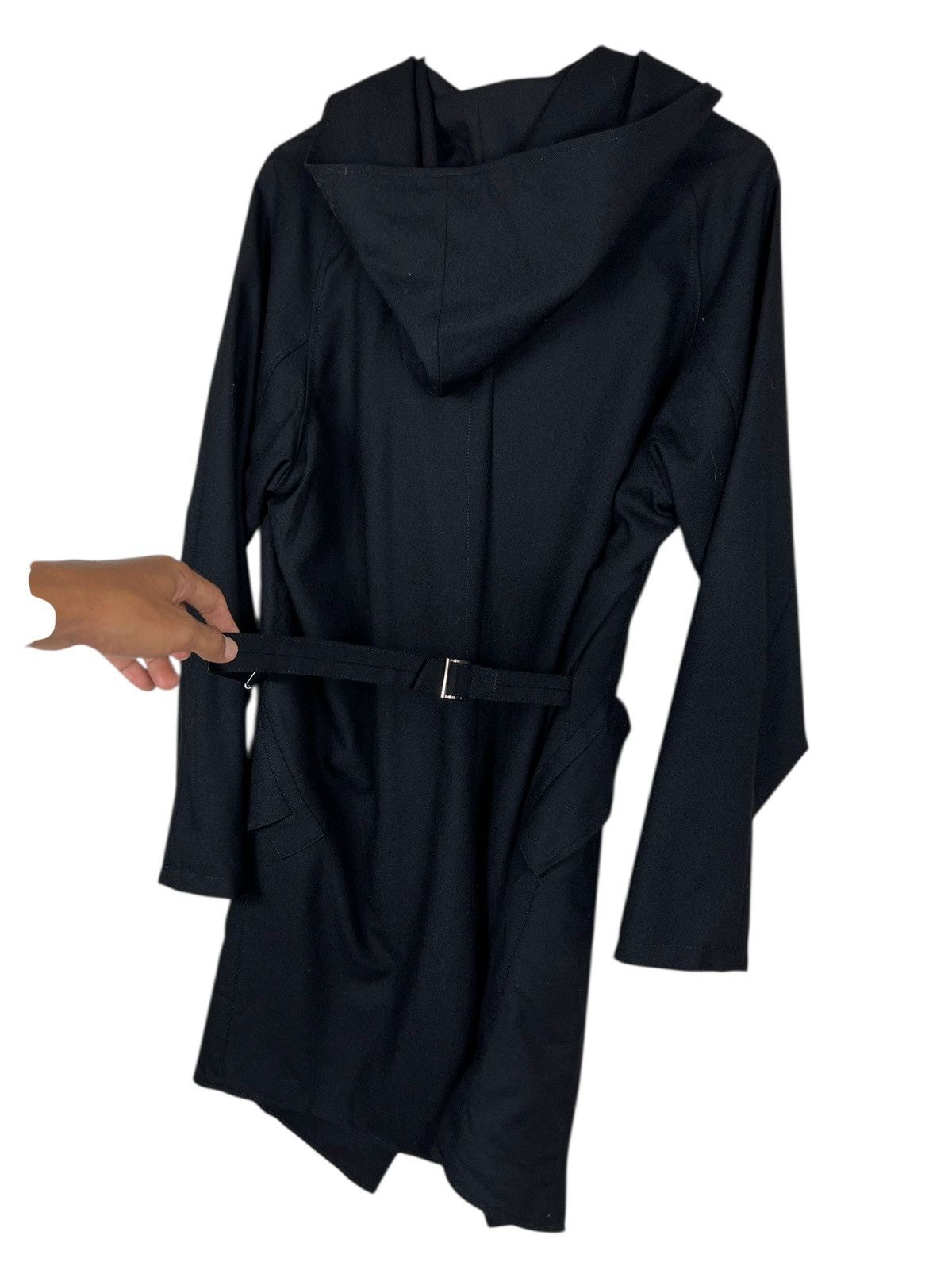 If Six Was Nine 🔥 Custom Culture black drape asymmetric coat Made In Japan Size US L / EU 52-54 / 3 - 7 Thumbnail