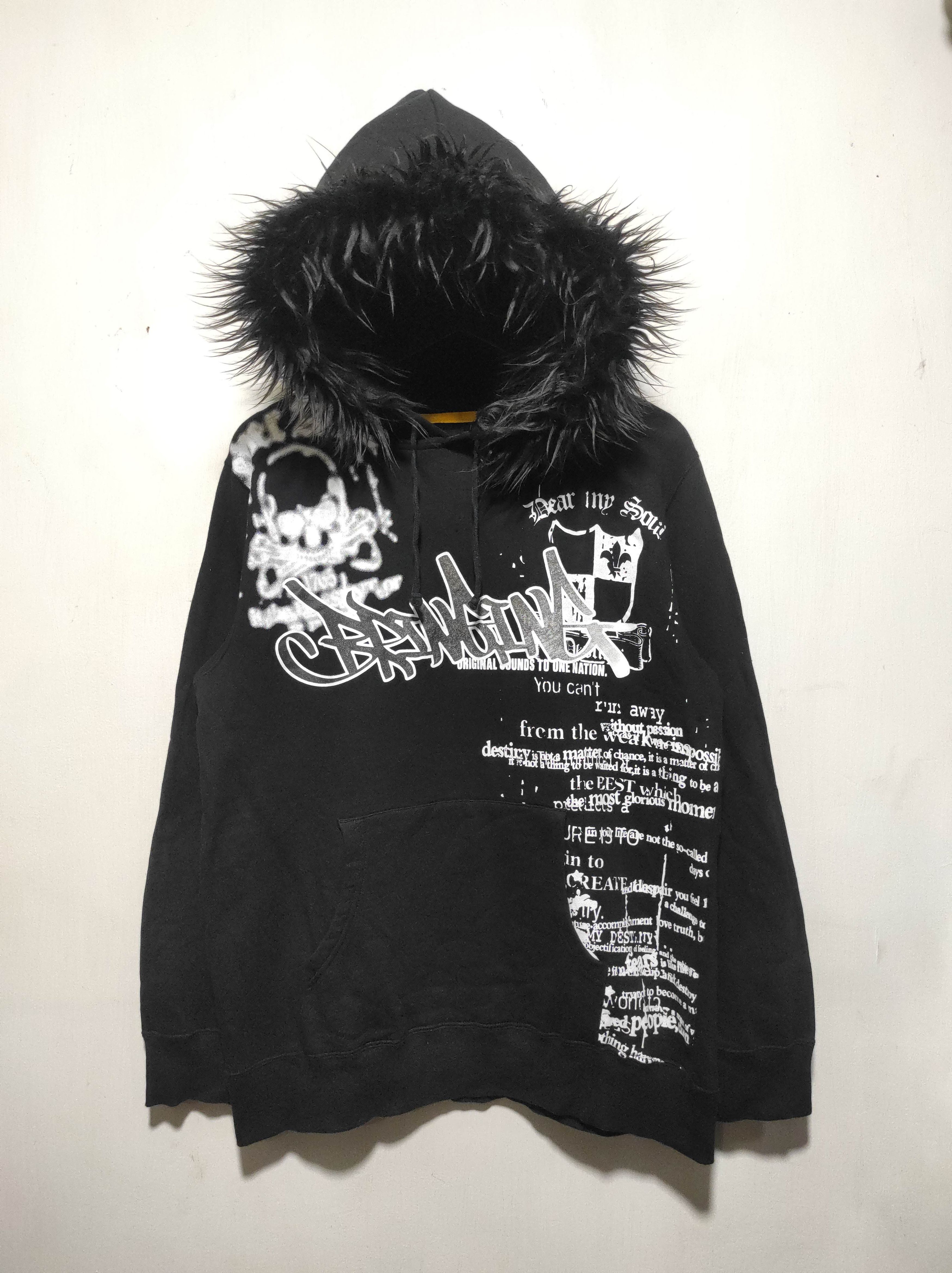Hysteric Glamour Sorridere Poem Fur Hoodie IfSixWasNine LGB style Size US L / EU 52-54 / 3 - 2 Thumbnail