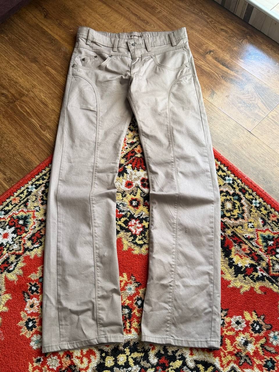 Hysteric Glamour VTG Flared Bootcut Baggy Balenci Style Y2K Avant-Garde Size US 31 - 10 Thumbnail