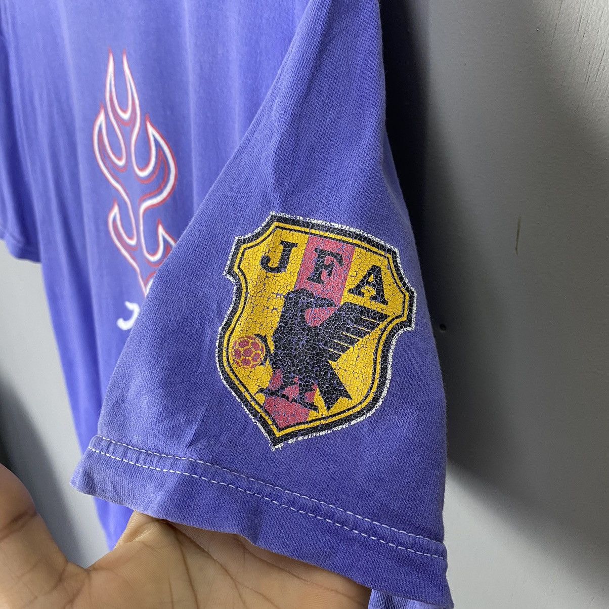 Vintage VINTAGE 1996 JFA JAPAN NATIONAL TEAM FLAME TSHIRT Size US XL / EU 56 / 4 - 4 Thumbnail