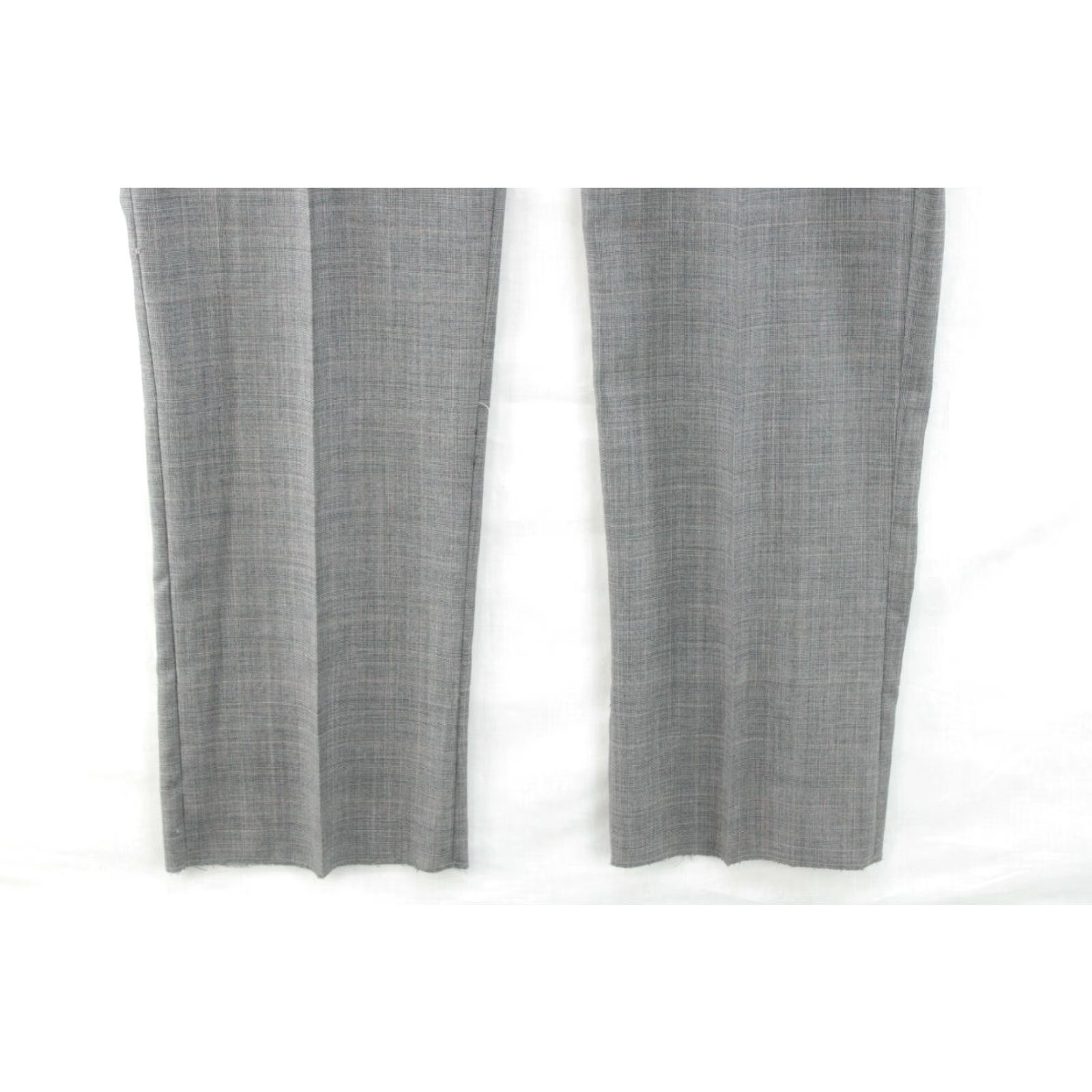 Liz Claiborne NWT Claiborne Pants 40 Long Gray Black Pleated Dress Unhemmed Partial Lined Mens Size US 40 / EU 56 - 3 Thumbnail