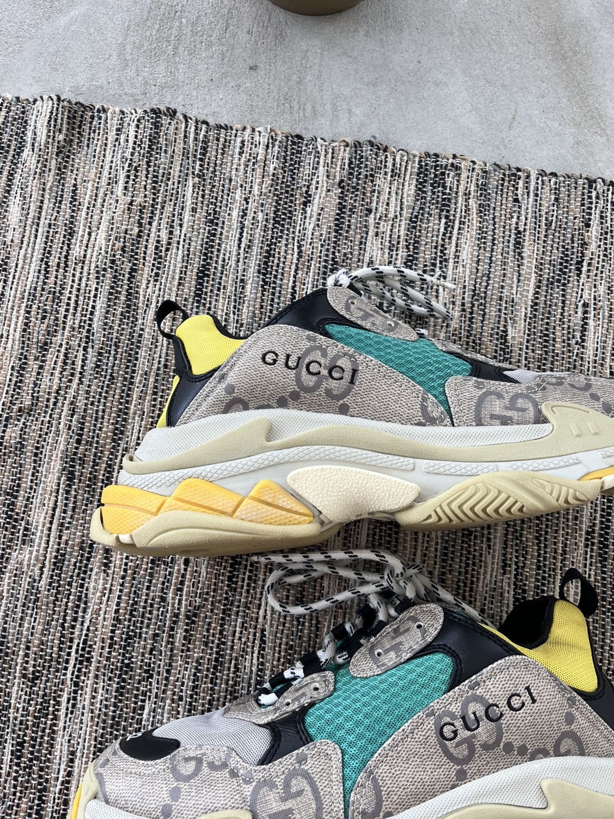 Balenciaga × Gucci Rare Balenciaga Gucci Triple S Sneakers The Hacker Project Size US 9 / EU 42 - 5 Thumbnail