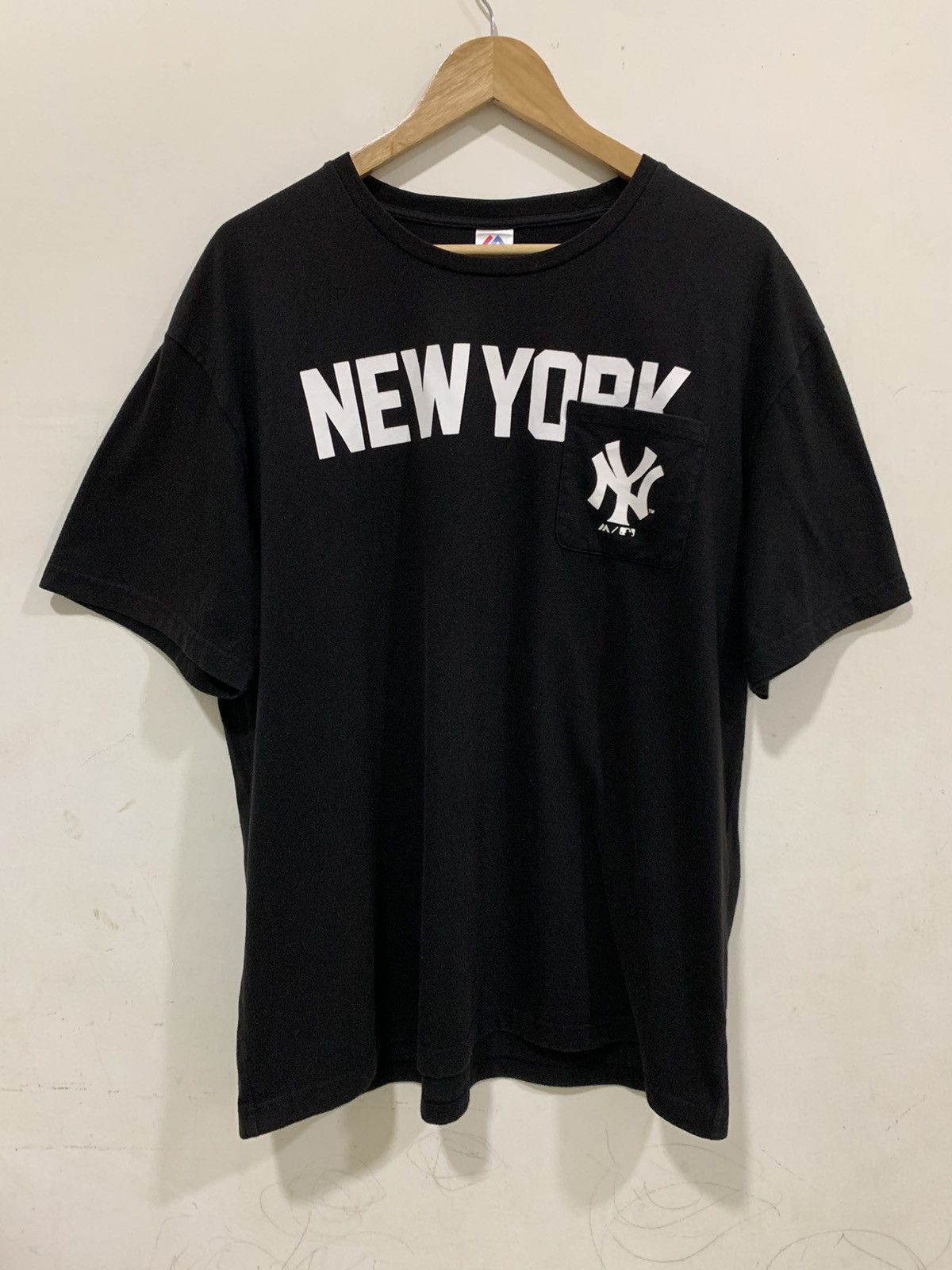 MLB MLB NY New Yankees Baseball Pocket Tee Size US XXL / EU 58 / 5 - 1 Thumbnail