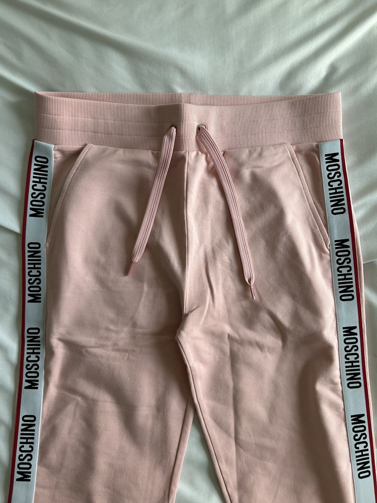 Moschino Moschino Sweatpants Underwear Pink Tape Logo Striped Greece Size US 32 / EU 48 - 5 Thumbnail