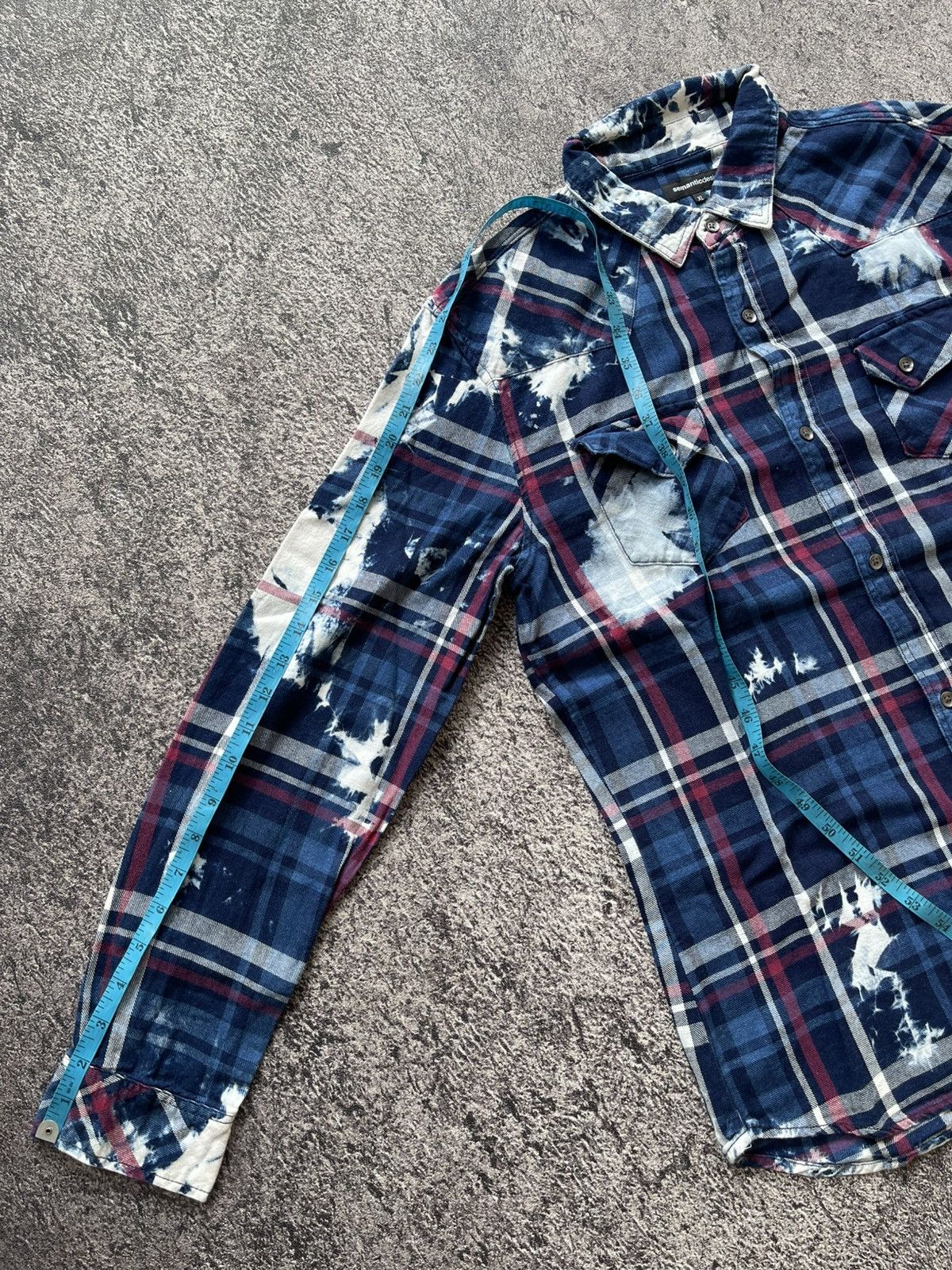 semanticdesign Semanticdesign Bleached plaid shirt Size US L / EU 52-54 / 3 - 13 Thumbnail