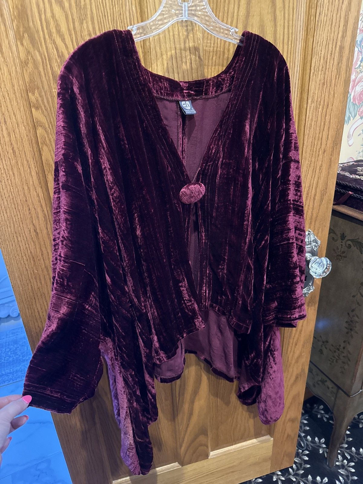 Other Burgundy open front top Size ONE SIZE - 1 Thumbnail