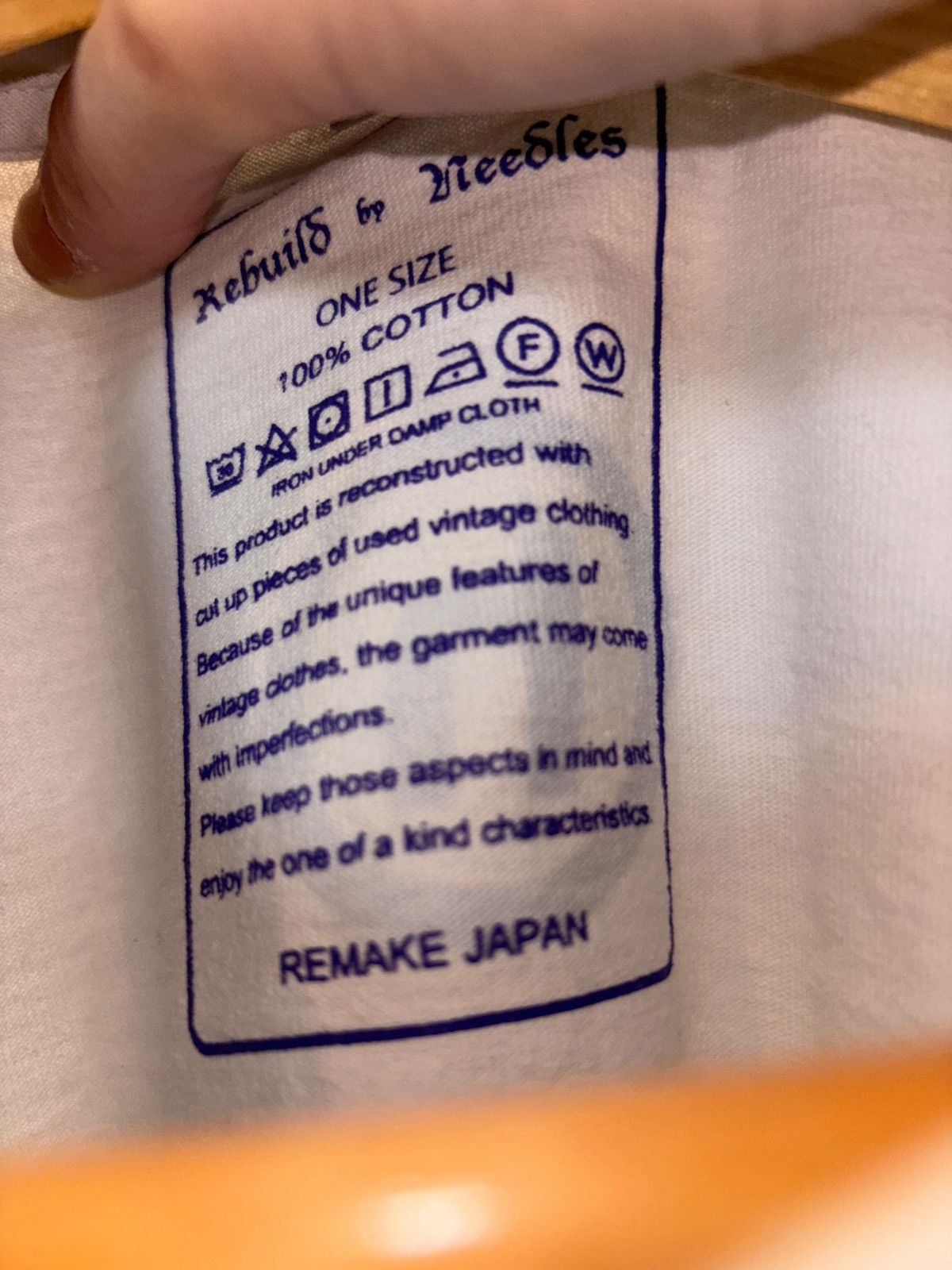 Designer × HIDDEN × Needles Rebuild by Needles x Hidden Logo T-shirt Size US XL / EU 56 / 4 - 5 Thumbnail