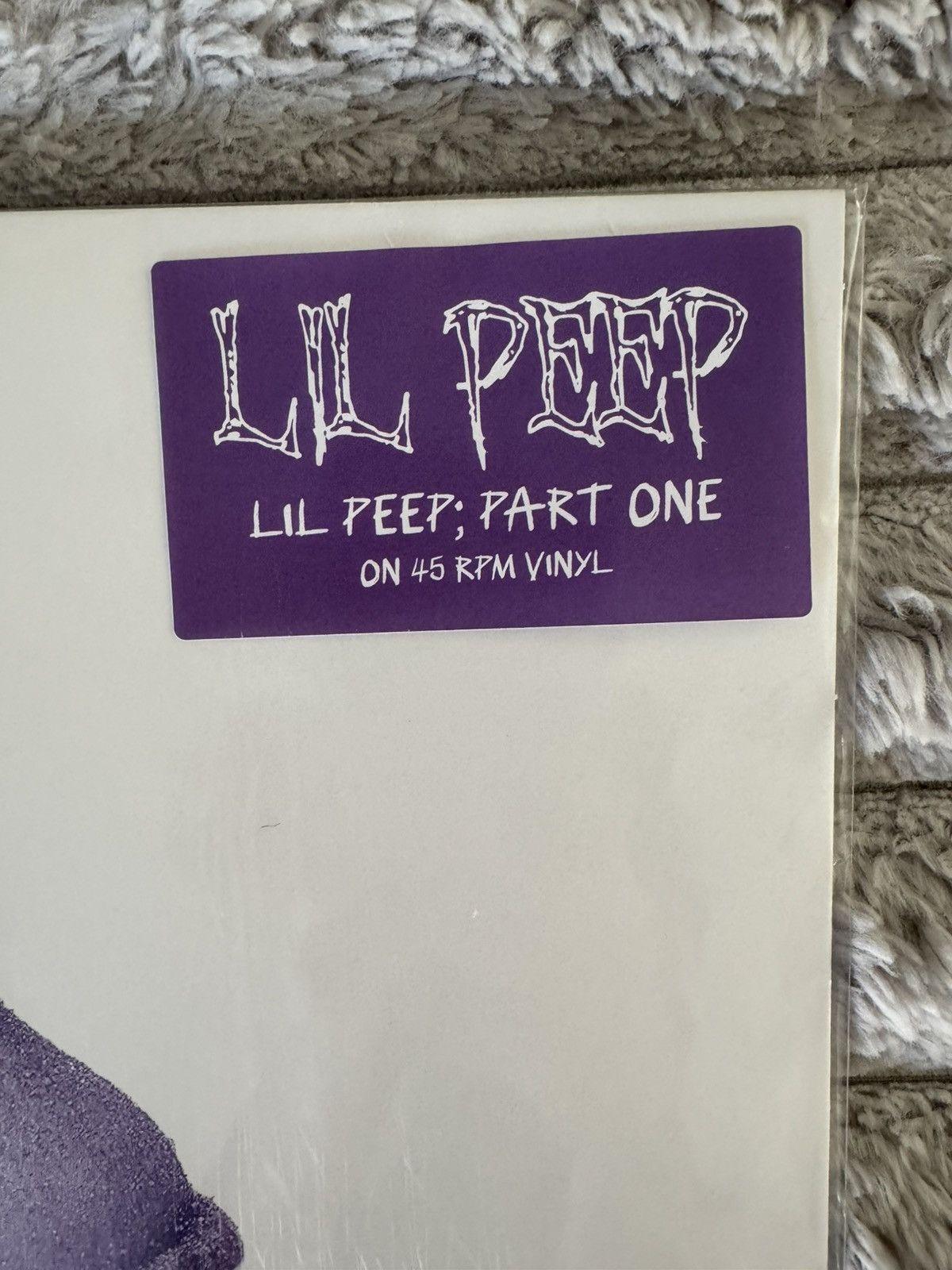 Lil Peep LIL PEEP PART ONE Sugar Purple Vinyl 45 record gothboiclique Size ONE SIZE - 16 Thumbnail