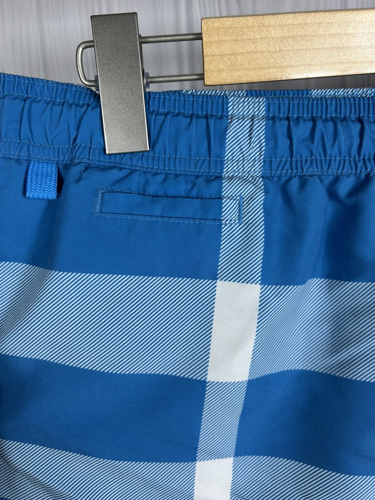 Burberry Burberry Blue Exaggereted Check Pattern Swim Shorts Size L Size US 34 / EU 50 - 5 Thumbnail