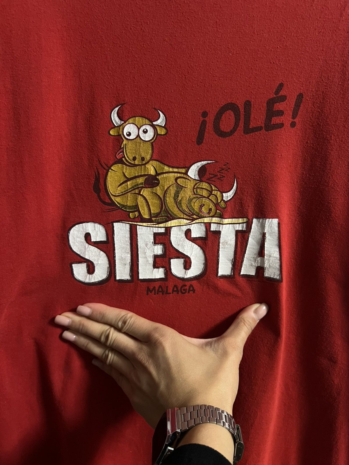 Vintage Rare Vintage T-Shirt Malaga Ole Siesta Sex Cows Y2K Size US M / EU 48-50 / 2 - 2 Thumbnail