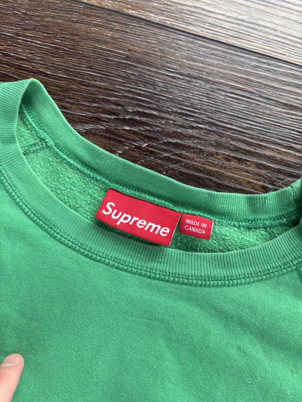 Supreme Supreme Harlem Crewneck SS12 Green Size US L / EU 52-54 / 3 - 5 Thumbnail