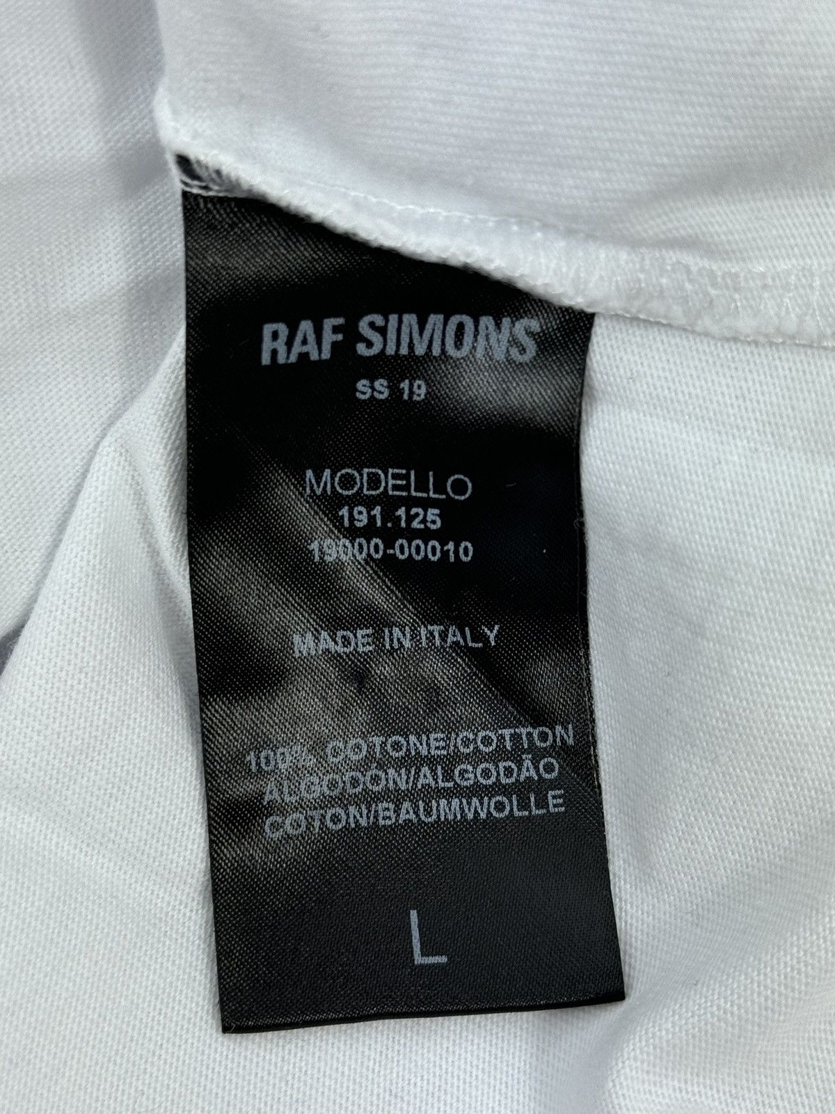 Raf Simons PARIS PRINT T-SHIRT Size US L / EU 52-54 / 3 - 4 Thumbnail