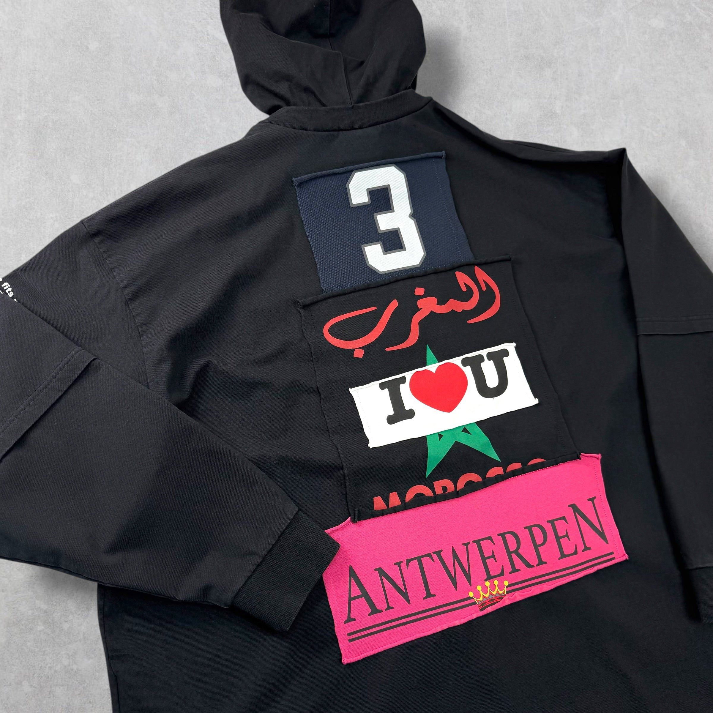 Vetements Vetements "Bulldog Spirit" Patch Hoodie L (XXL) Size US XXL / EU 58 / 5 - 4 Thumbnail