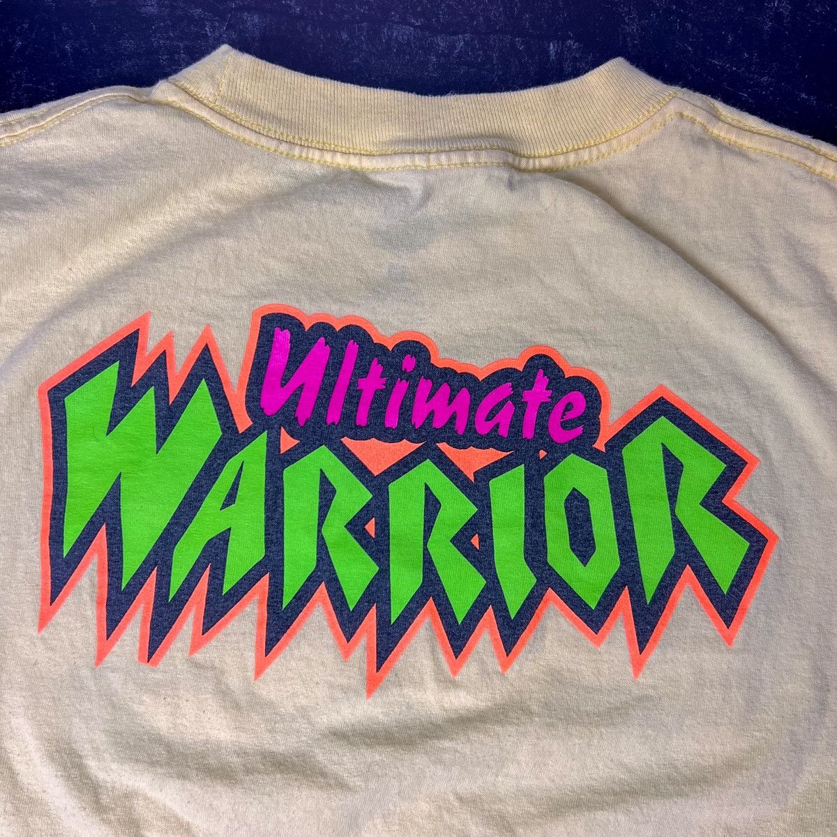 WWE WWE/WWF Ultimate Warrior Double Sided Print T-Shirt | M Size US M / EU 48-50 / 2 - 4 Thumbnail
