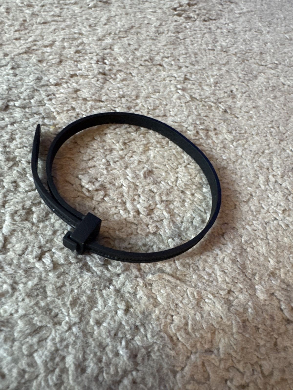 Ambush Zip Tie Bracelet. Black.