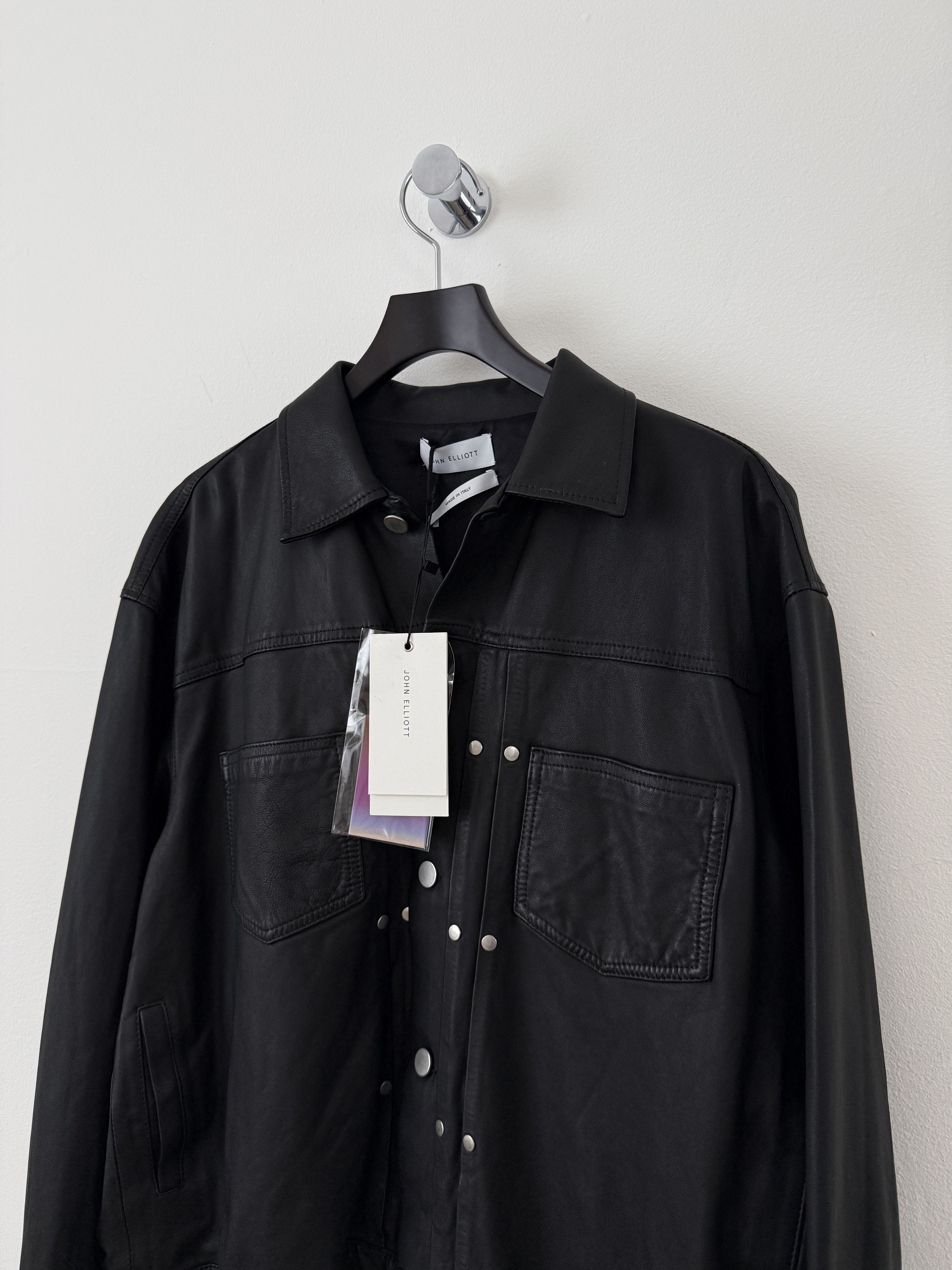 John Elliott Type II Leather Thumper Jacket Size US XXL / EU 58 / 5 - 3 Thumbnail