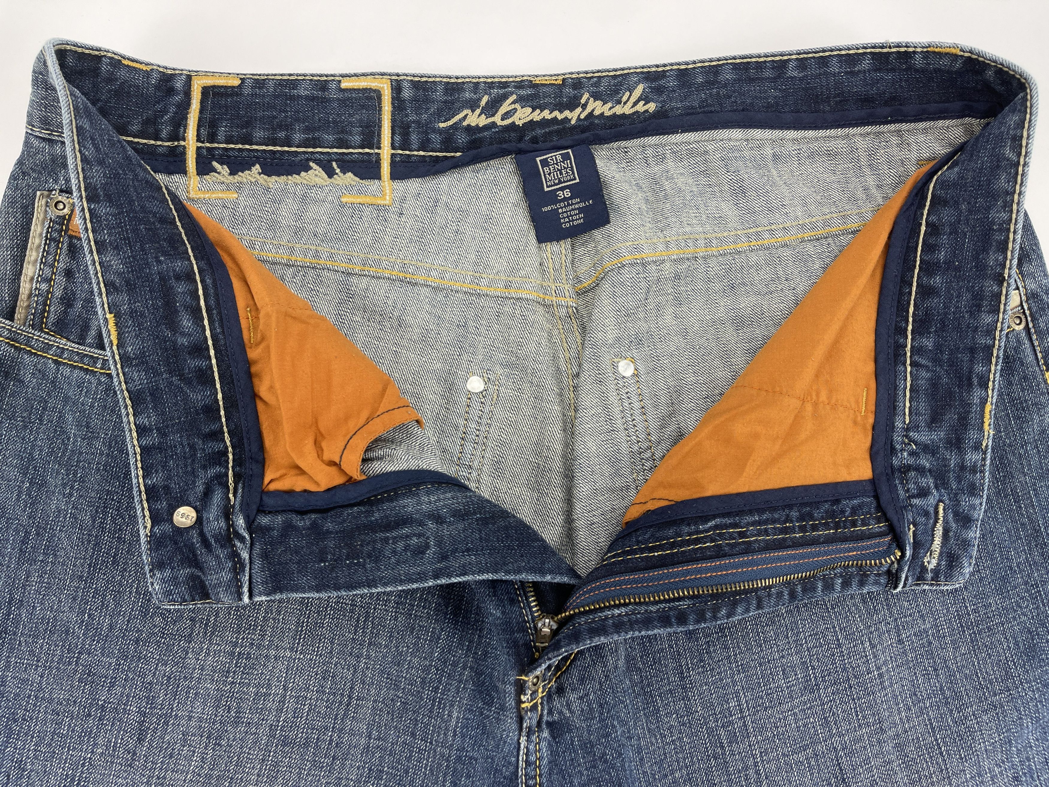 Other Sir Benni Miles jeans shorts, vintage baggy jeans 90s 36 Size US 36 / EU 52 - 11 Thumbnail
