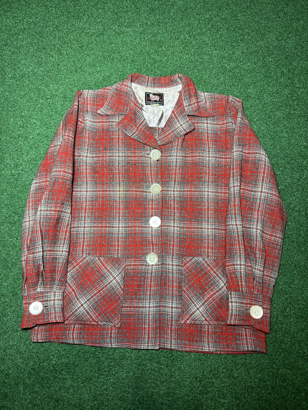 Woolrich Woolen Mills Vintage Woolrich 40s 50s Plaid 49er 12 Blazer Shirt Jacket Size XL / US 12-14 / IT 48-50 - 1 Thumbnail