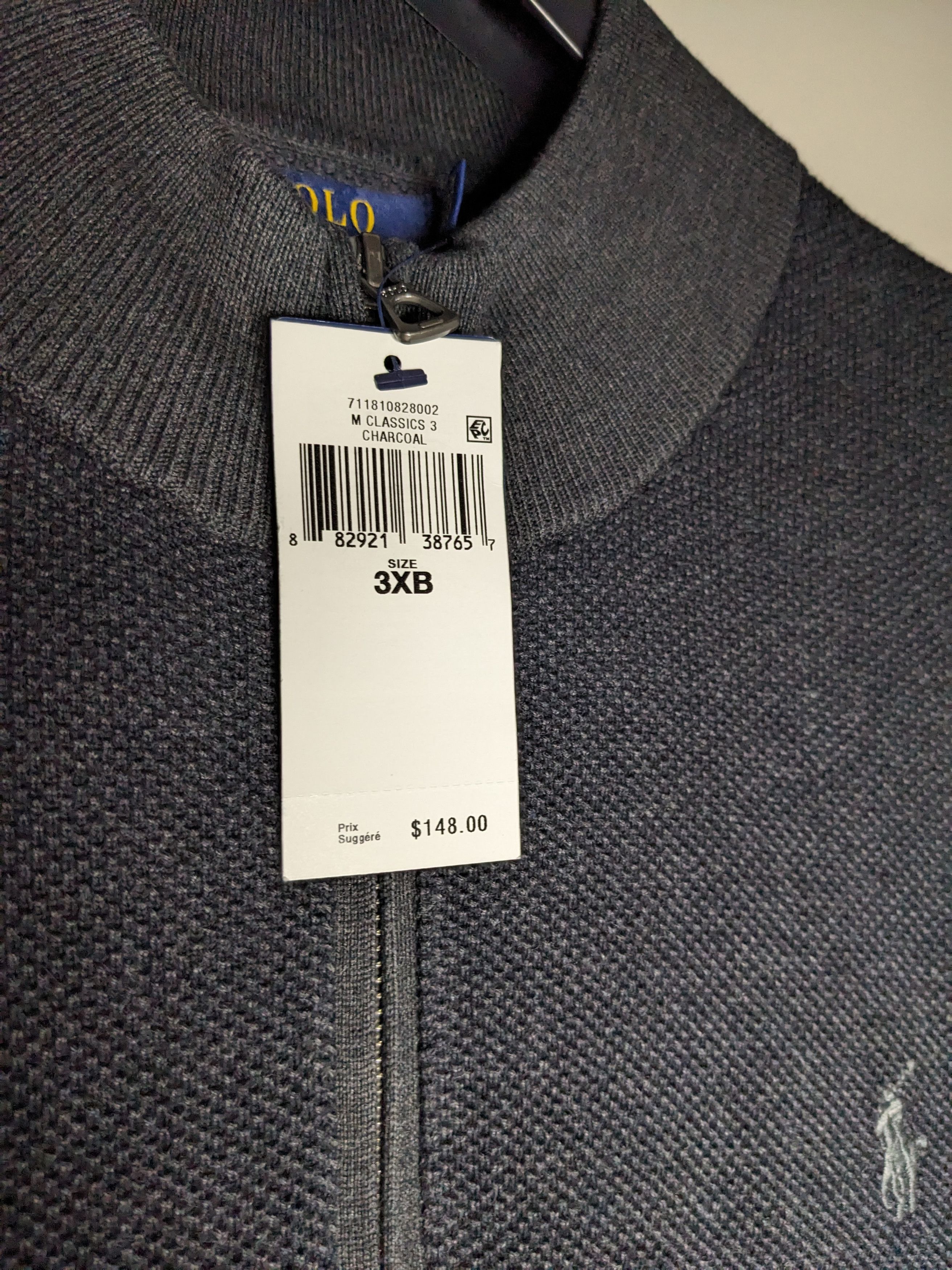 Polo Ralph Lauren Polo Ralph Lauren Sweater Vest Mens 3XB Full Zip Knit NWT Size US XXL / EU 58 / 5 - 8 Thumbnail