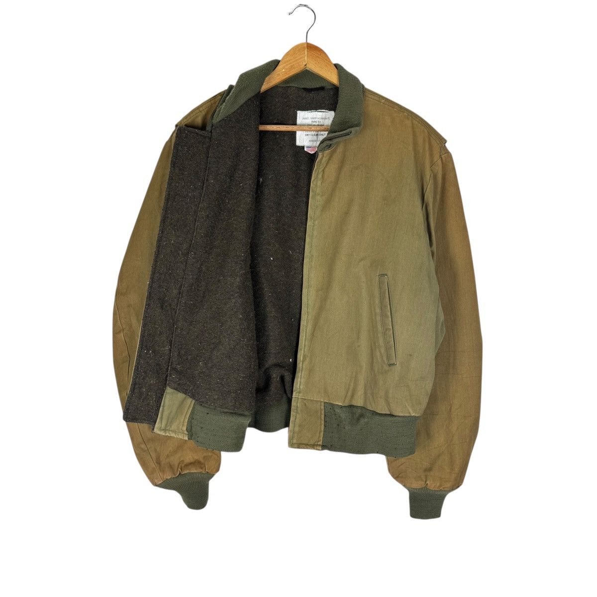 I. Spiewak And Sons 🌟VTG 70s I SPIEWAK SONS COMBAT TANKER T1 BOMBER JACKET Size US L / EU 52-54 / 3 - 13 Thumbnail