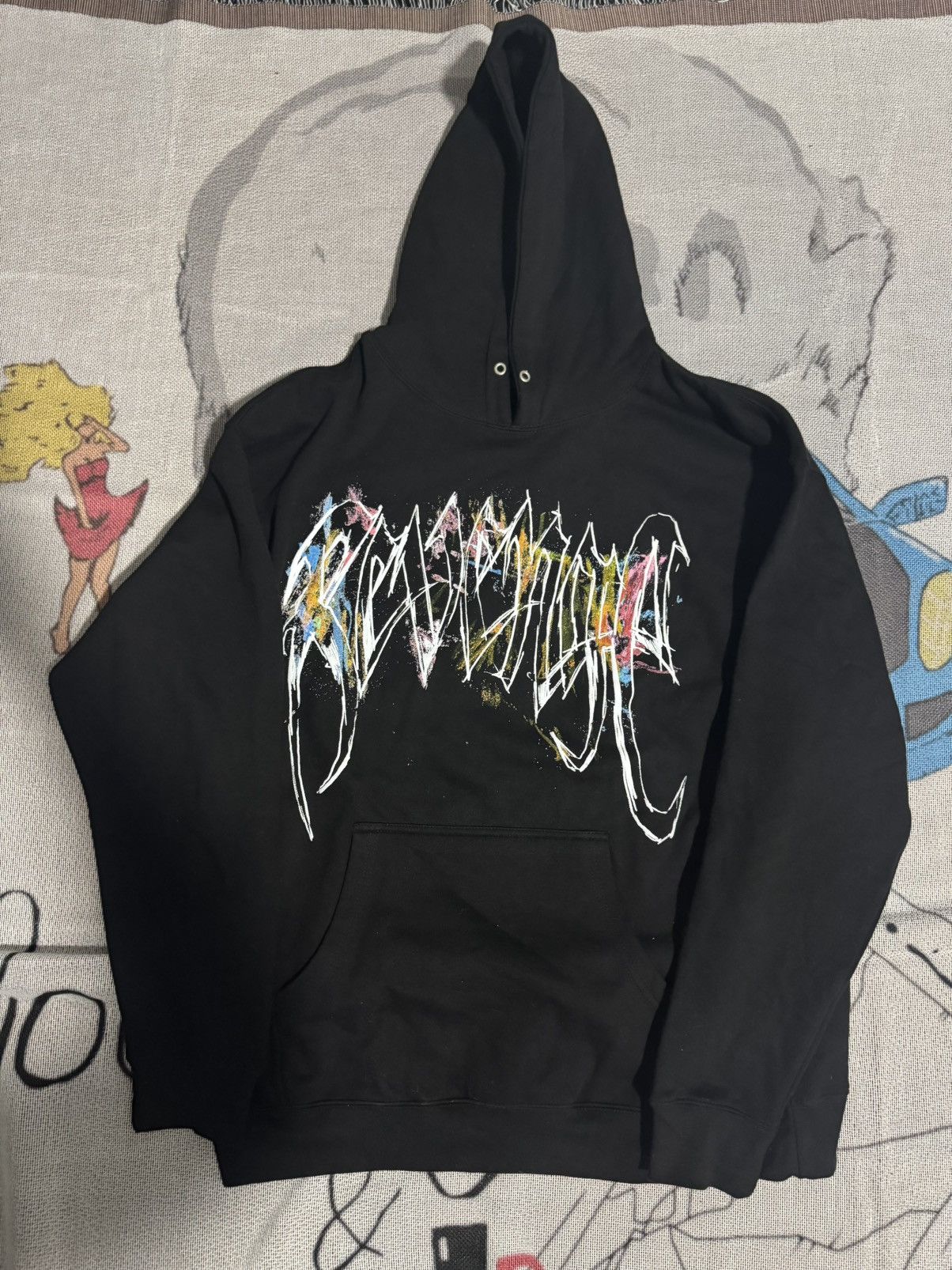 Revenge Revenge x Lil Durk Painting Hoodie Size US XL / EU 56 / 4 - 1 Thumbnail
