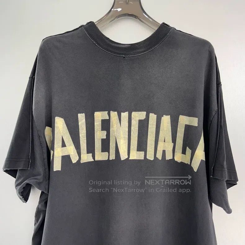 Balenciaga Balenciaga Tape 3B Patchwork Short-Sleeve Size US M / EU 48-50 / 2 - 2 Thumbnail