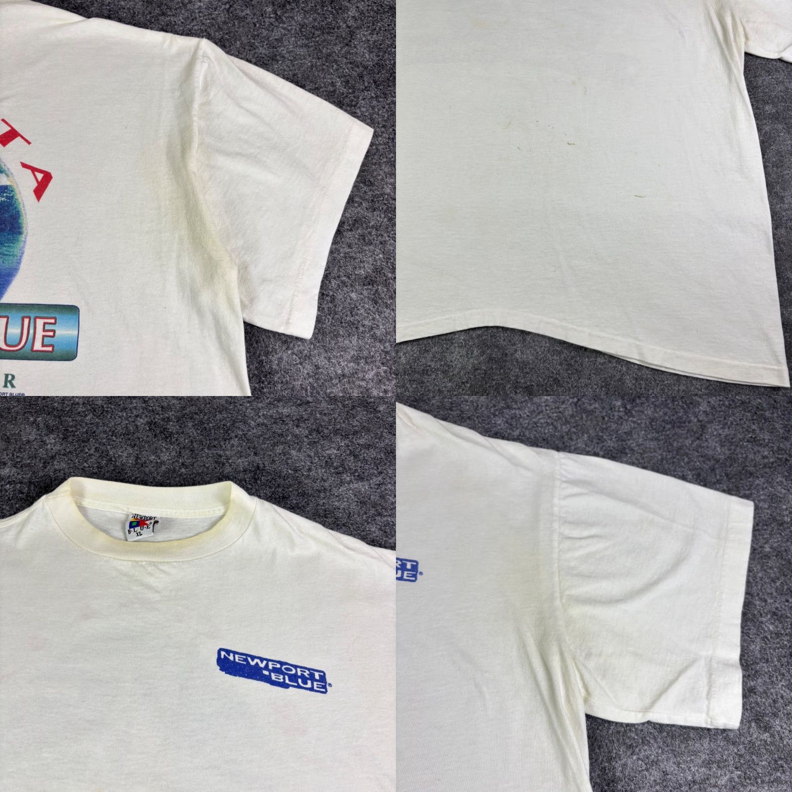 Vintage Vintage Newport Blue Regatta T-Shirt 90s Mens XL Cream Sailboat Graphic User: Vintage Newport Blue Regatta T-Shirt 90s Mens XL Cream Sailboat Graphic Size US XL / EU 56 / 4 - 8 Thumbnail