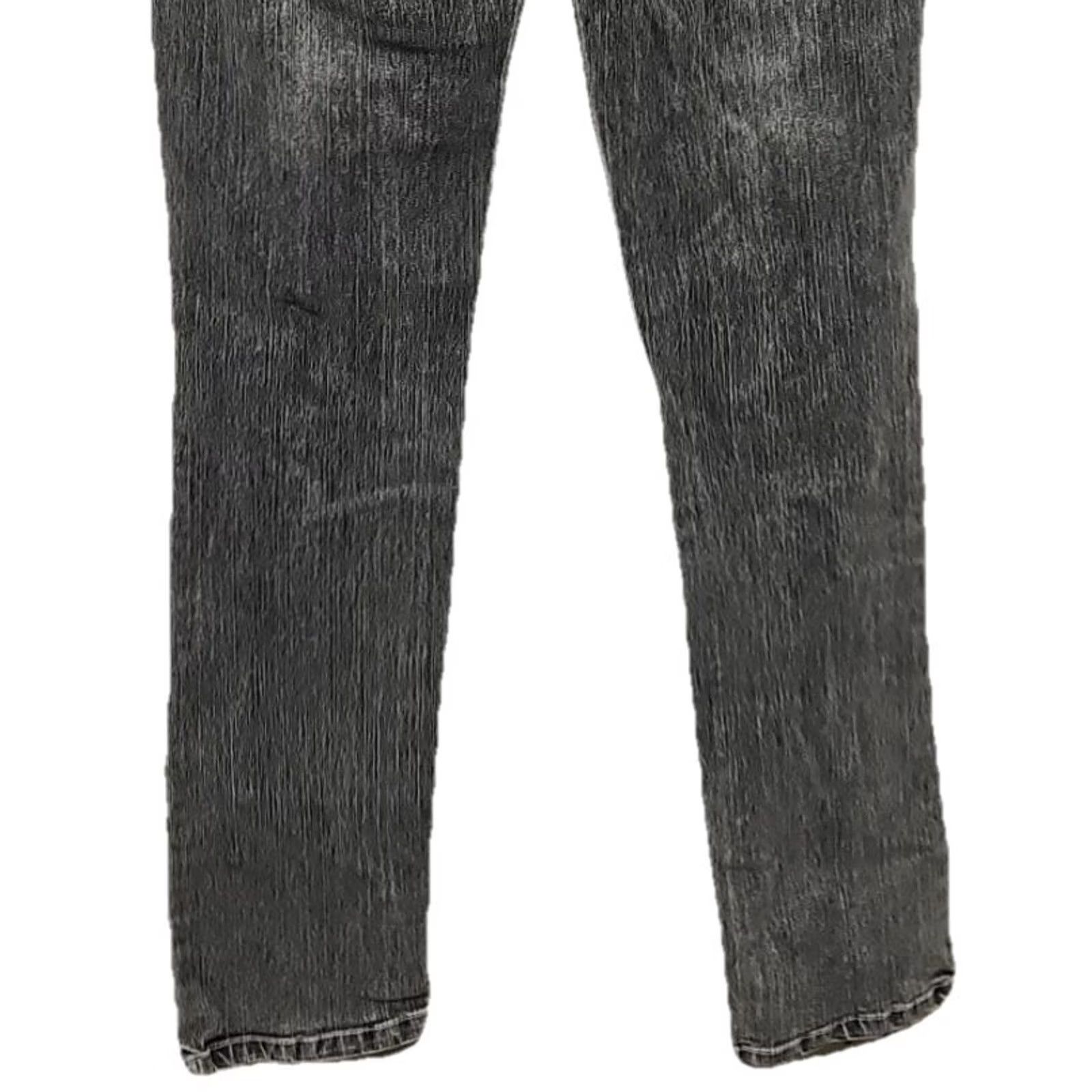 Denime YMI Skinny Jeans Women Size 3 Gray Stretch Denim Mid Rise NWT Jeans Women Slim Skinny Gray NWT Regular Rise 28in Inseam Womens Size 26" / US 2 / IT 38 - 7 Thumbnail