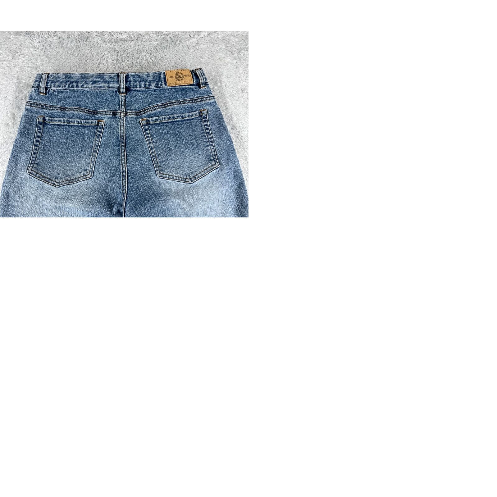 Eddie Bauer Eddie Bauer Jeans Women 10 Blue Denim Bootcut Mid Rise 100% Cotton Western 29x30 Jeans Womens Mens? Size 32" / US 10 / IT 46 - 10 Thumbnail